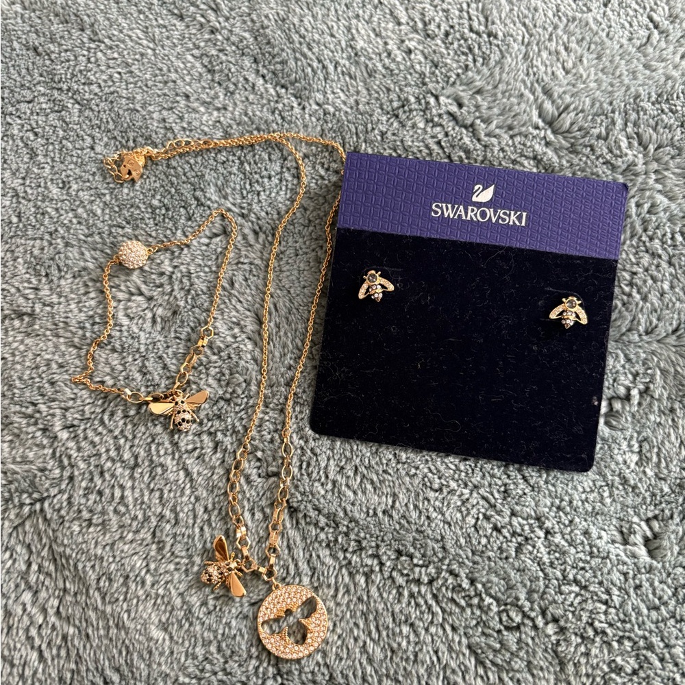Swarovski Bee Necklace, Bracelet & Earring Set